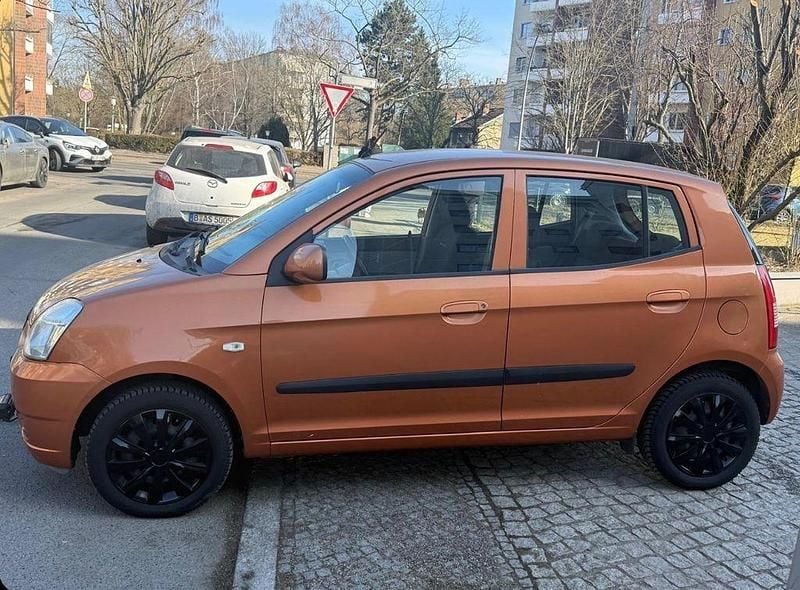 Gebraucht Kia Picanto LX 65 PS (47 kW) 2005 Orange Kleinwagen