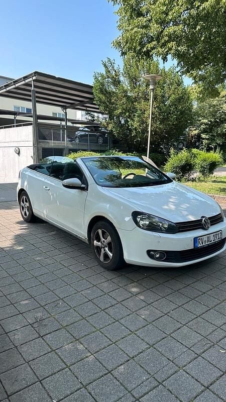 Weiß Gebraucht 2011 VW Golf Cabriolet Cabrio | 5.500 € (Fairer Preis) - Bild 1/4