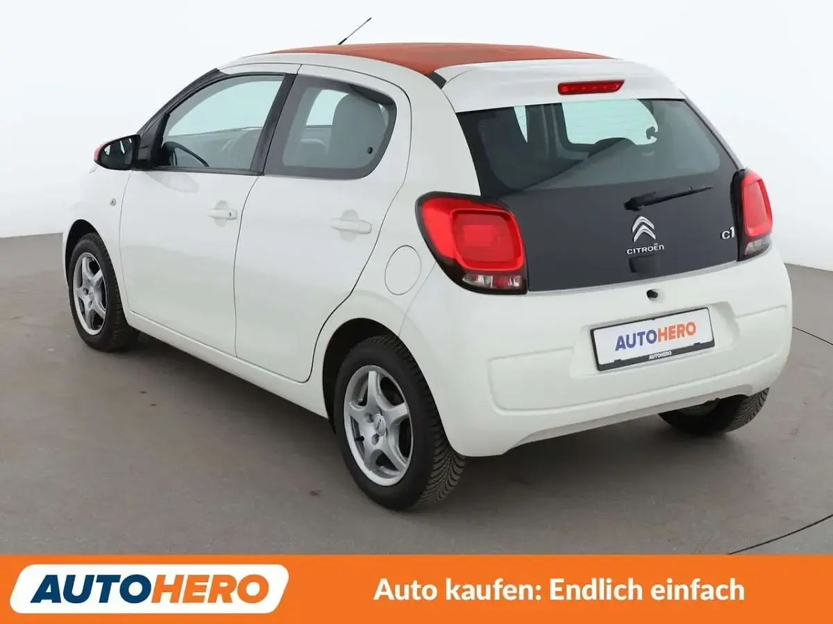 Gebraucht Citroën C1 Feel 69 PS (50 kW) 2015 Weiss Kleinwagen