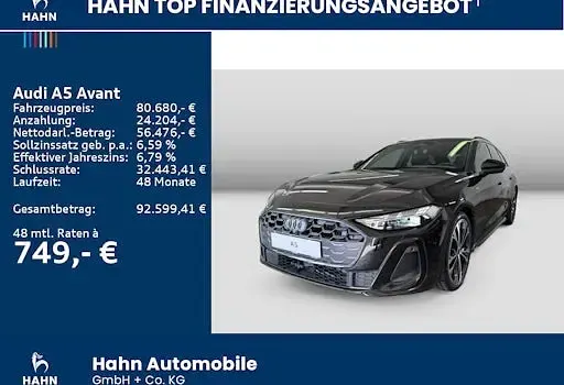 Ny Audi A5 Advanced 367 HK (269 kW) 2026 Sort Stationcar