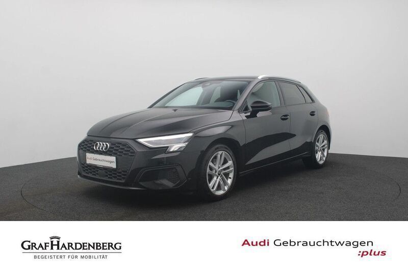 Schwarz Gebraucht 2022 Audi A3 Sportback Sport Limousine | 25.880 € (Fairer Preis) - Bild 1/4