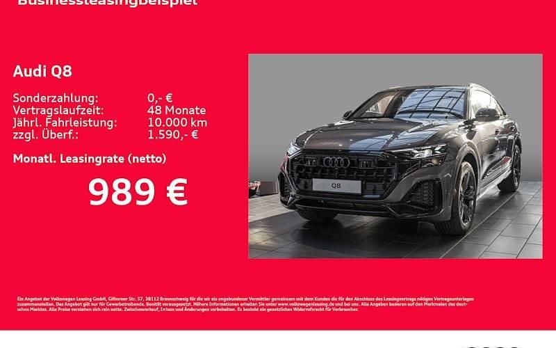 Neu Audi Q8 Ambiente 286 PS (210 kW) 2025 Grau SUV