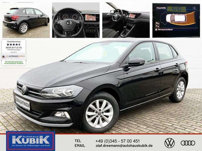 Deep black perleffekt Gebraucht 2021 VW Polo Highline Kleinwagen | 17.950 € (Fairer Preis) - Bild 1/4
