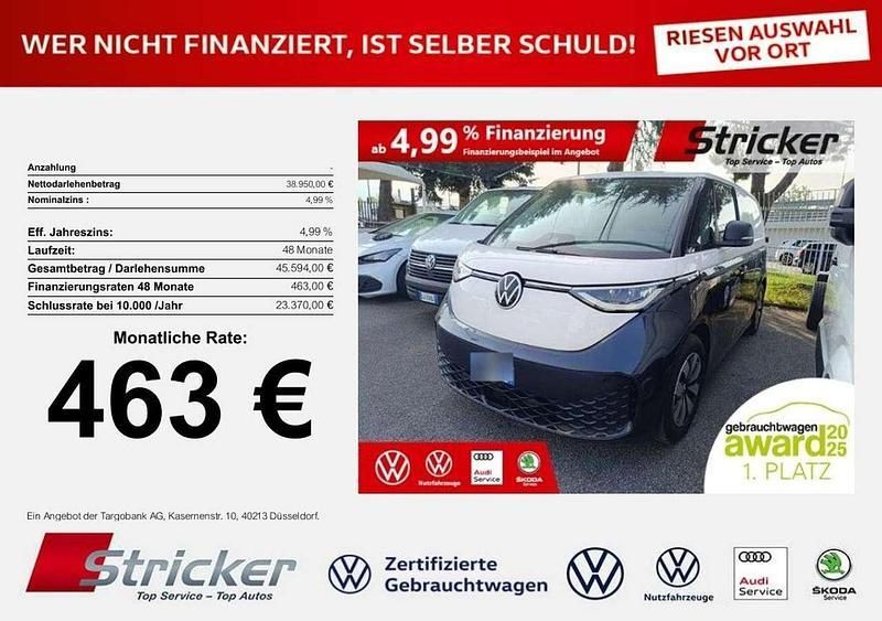 Candyweiß/ starlight blue me Gebraucht 2023 VW ID. Buzz Van | 38.950 € (Superpreis) - Bild 1/3