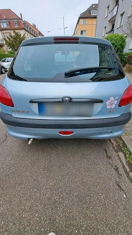 Gebraucht Peugeot 206 75 PS (55 kW) 2002 Grau Kleinwagen