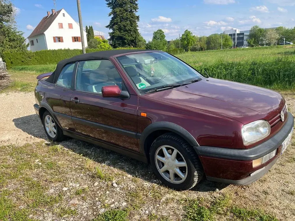 Gebraucht VW Golf Cabriolet 90 PS (66 kW) 1995 Rot Cabrio