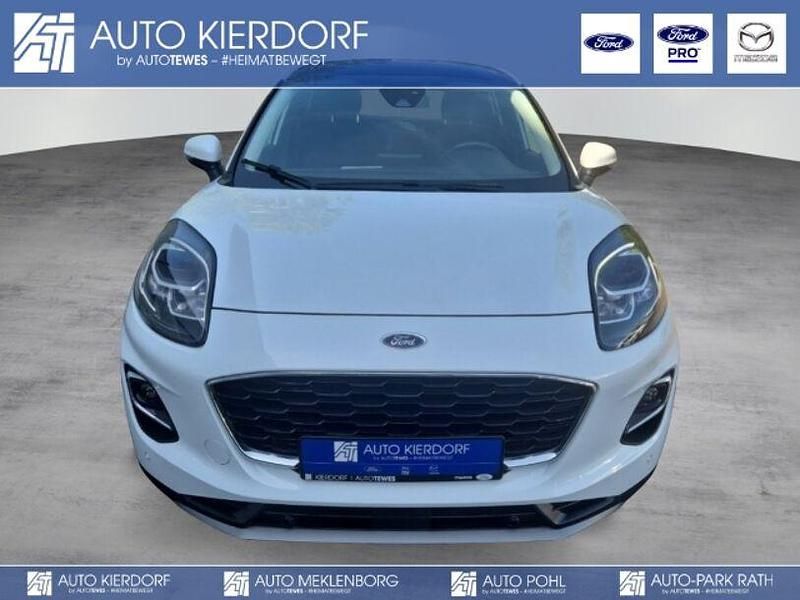 Weiß Gebraucht 2021 Ford Puma Gen-E Titanium SUV | 17.190 € - Bild 1/4