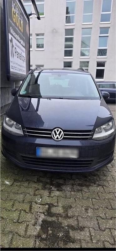Blau Gebraucht 2010 VW Sharan Van / Kleinbus | 7.100 € - Bild 1/4