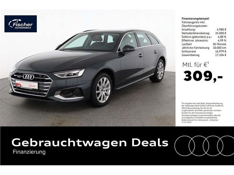 Grau Gebraucht 2023 Audi A4 Advanced Kombi | 30.980 € (Guter Preis) - Bild 1/4