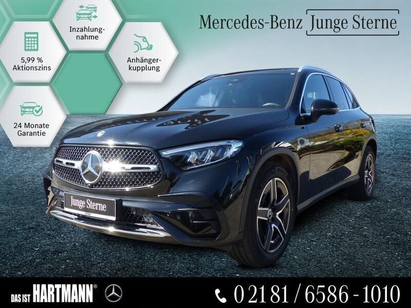 Obsidianschwarz metallic Gebraucht 2023 Mercedes GLC220 Advanced Plus SUV | 54.890 € (Fairer Preis) - Bild 1/4