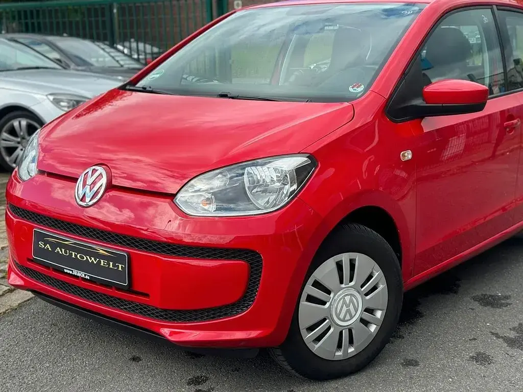 Gebraucht VW up! move up! 60 PS (44 kW) 2012 Rot Kleinwagen