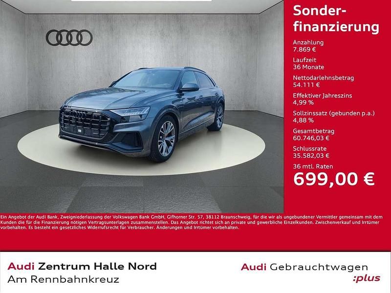Grau Gebraucht 2021 Audi Q8 Ambiente SUV | 61.980 € (Fairer Preis) - Bild 1/4