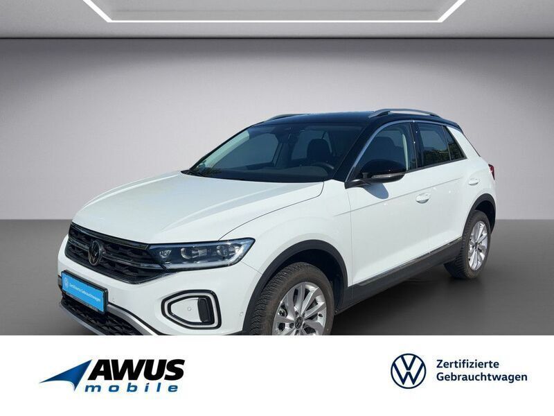 Weiss / pure white Gebraucht 2023 VW T-Roc Style SUV | 24.990 € (Fairer Preis) - Bild 1/4
