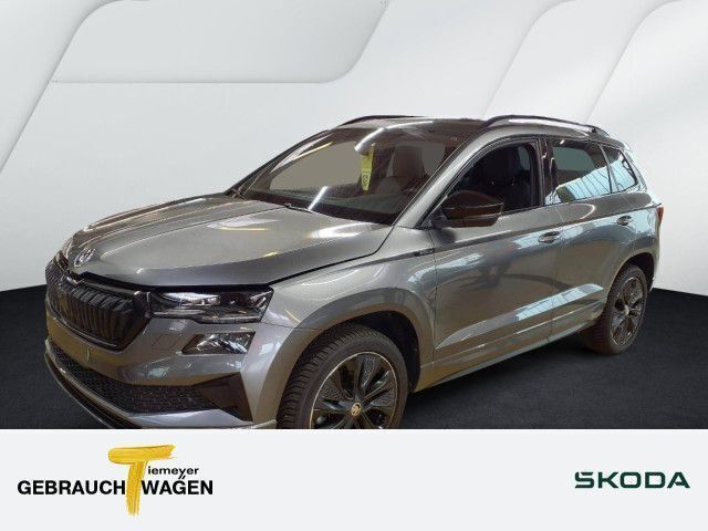 Grau Gebraucht 2024 Skoda Karoq SportLine SUV | 34.980 € (Etwas zu teuer) - Bild 1/4