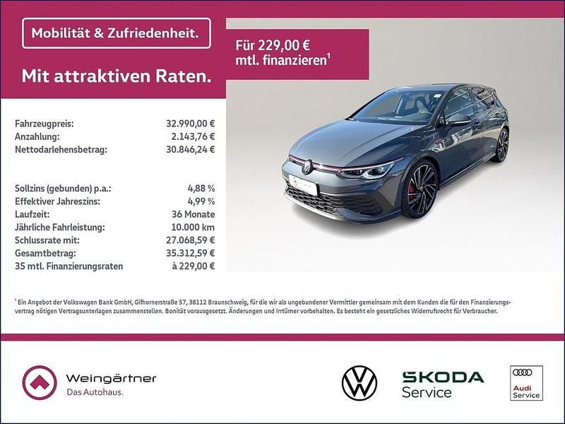Grau Gebraucht 2023 VW Golf VIII GTI Clubsport Limousine | 34.190 € (Fairer Preis) - Bild 1/4