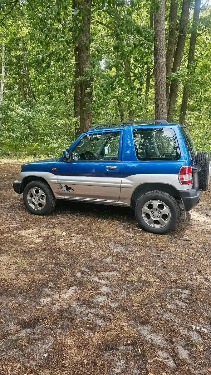Gebraucht Mitsubishi Pajero 120 PS (88 kW) 2001 Blau SUV