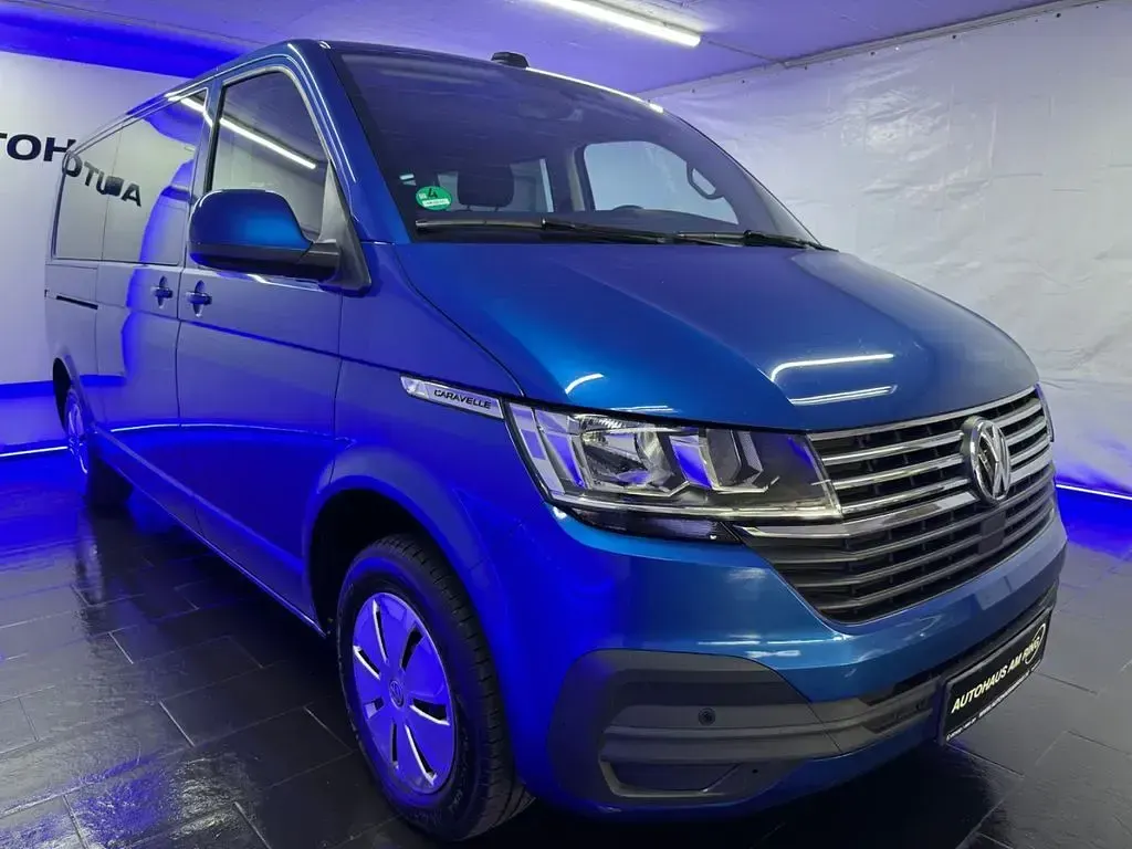 Gebraucht VW Caravelle Comfortline 150 PS (110 kW) 2021 Ravennablau metallic Van