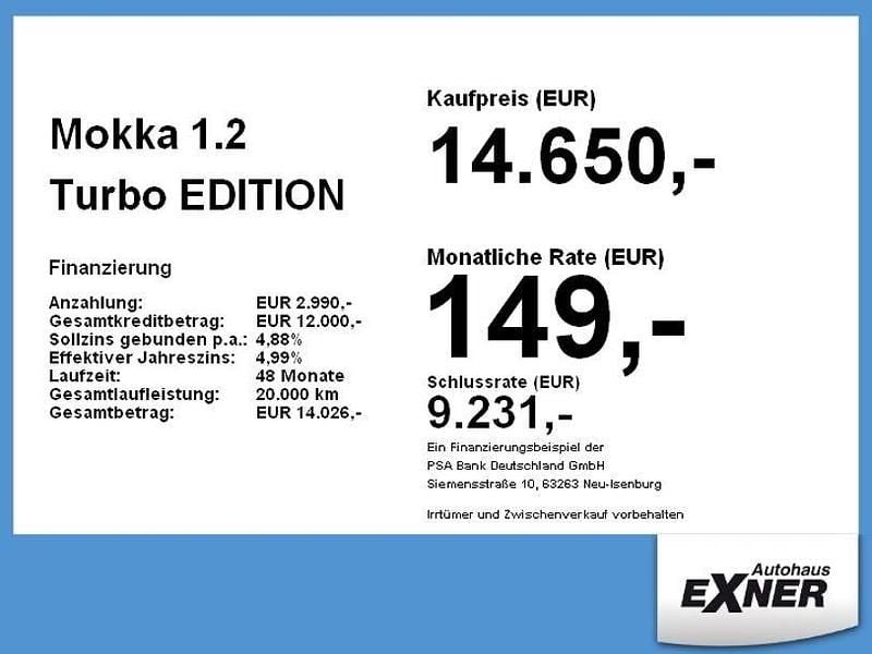 Gebraucht Opel Mokka Edition 101 PS (74 kW) 2023 Silber / dach u. spiegel schwa SUV