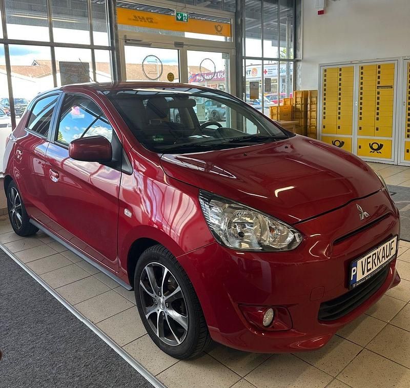 Rot Gebraucht 2015 Mitsubishi Space Star Top Kleinwagen | 5.490 € (Fairer Preis) - Bild 1/4