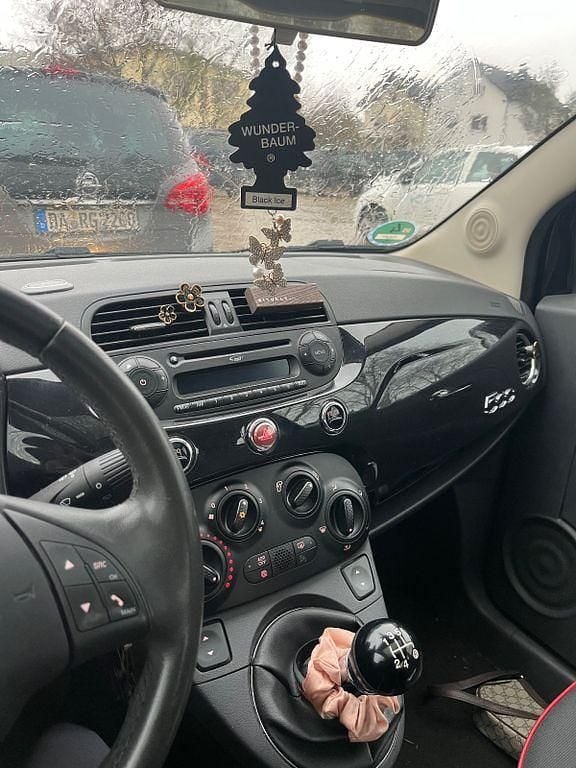 Gebraucht Fiat 500 Lounge 86 PS (63 kW) 2015 Schwarz Kleinwagen