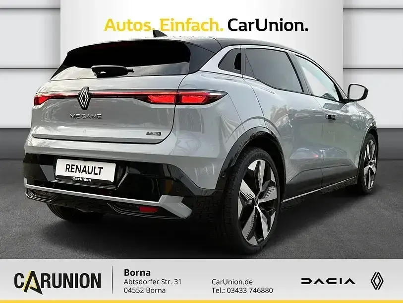 Gebraucht Renault Megane E-Tech Techno 161 kW (220 PS) 2024 Rafalgrau metallic, black pea Limousine