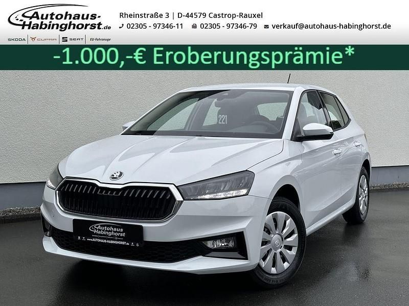 Neu Skoda Fabia Essence 80 PS (58 kW) 2025 Weiss Kleinwagen