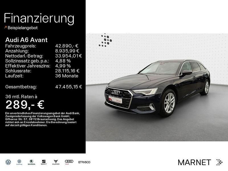 Firmamentblau metallic Gebraucht 2024 Audi A6 Advanced Plus Kombi | 42.890 € (Guter Preis) - Bild 1/4