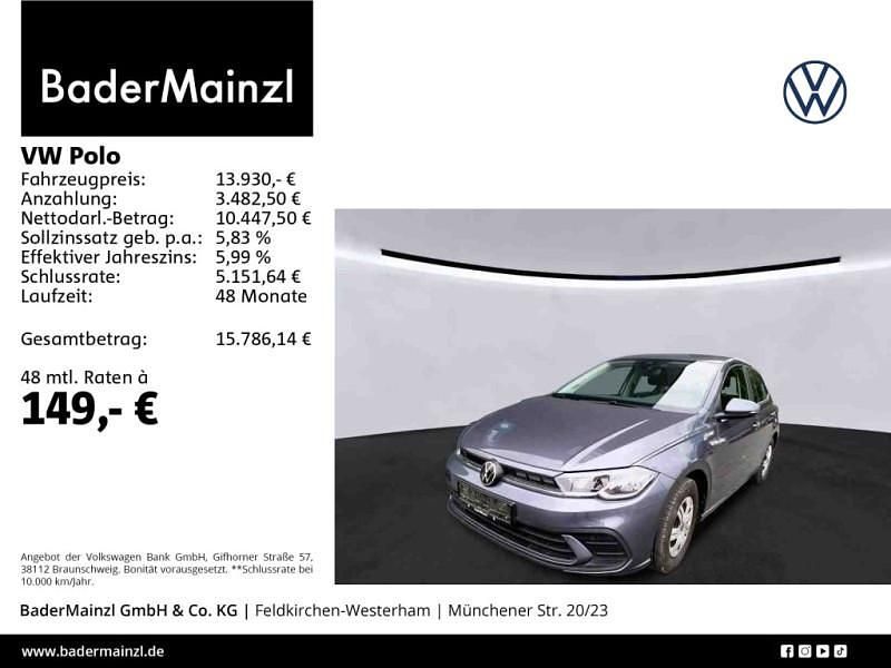 Grau Gebraucht 2022 VW Polo Limousine | 13.930 € (Fairer Preis) - Bild 1/3