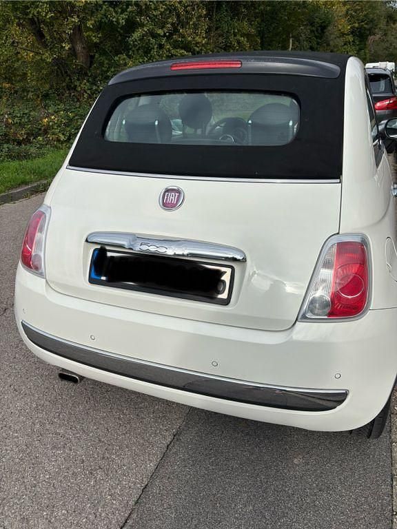 Weiß Gebraucht 2010 Fiat 500C Lounge Cabrio | 5.400 € (Fairer Preis) - Bild 1/4