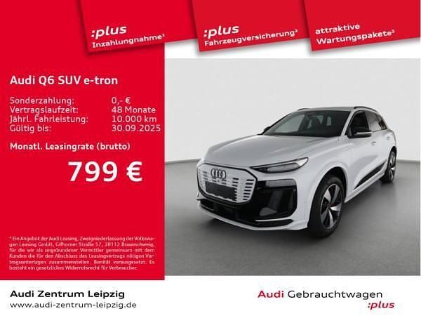 Weiß (gletscherweiß metallic) Neu 2024 Audi Q6 e-tron Ambiente SUV | 76.191 € (Fairer Preis) - Bild 1/3
