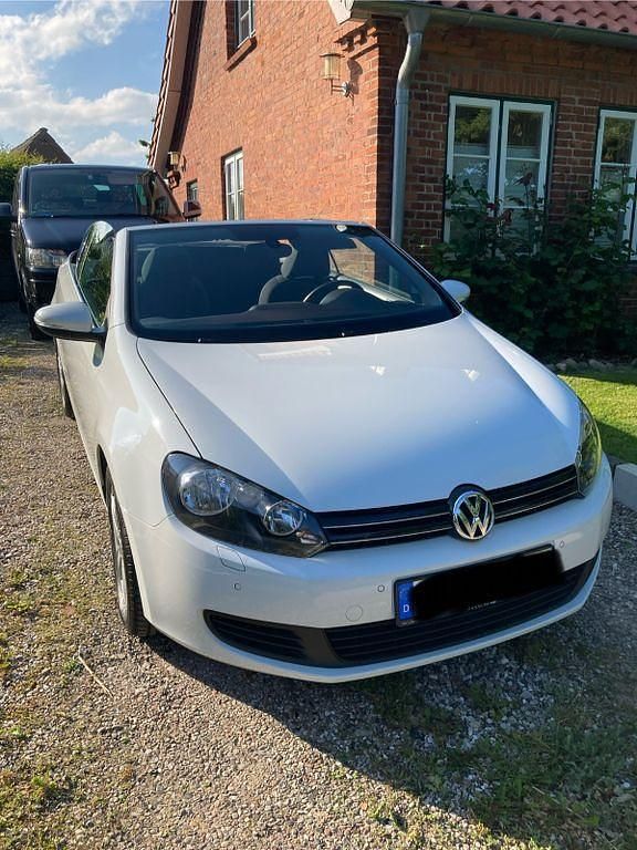 Weiß Gebraucht 2013 VW Golf Cabriolet Cabrio | 6.500 € (Guter Preis) - Bild 1/4