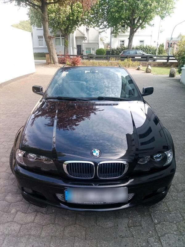 Schwarz Gebraucht 2002 BMW 318 Cabriolet M Sport Cabrio | 7.200 € (Etwas zu teuer) - Bild 1/4