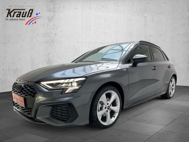 Daytonagrau perleffekt Gebraucht 2024 Audi A3 Sportback S-Line Kleinwagen | 38.900 € (Fairer Preis) - Bild 1/4