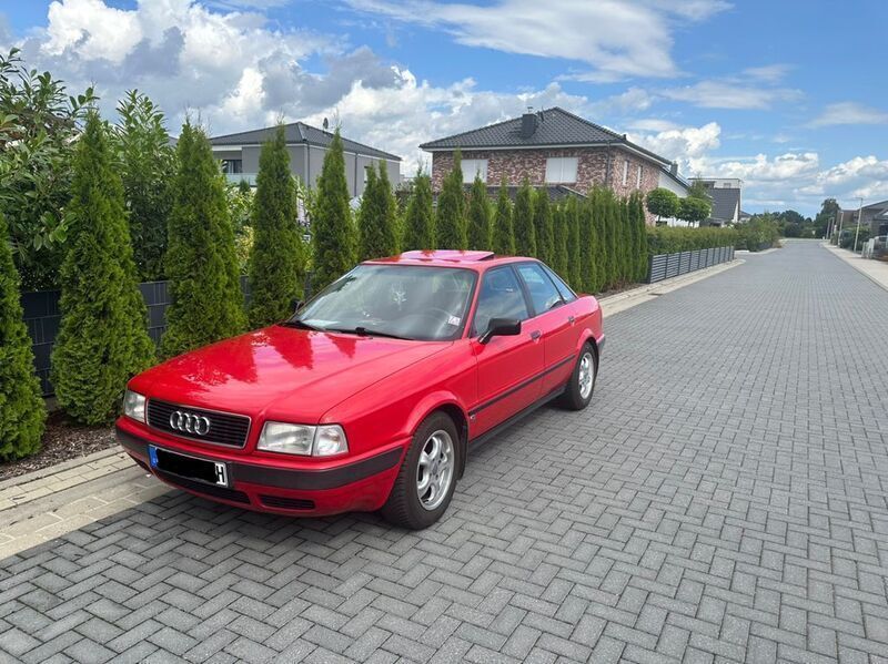 Rot Gebraucht 1991 Audi 80 Limousine | 5.500 € - Bild 1/4