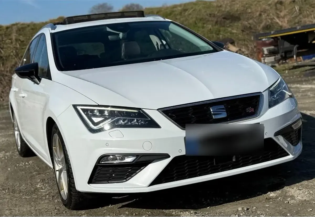 Usata Seat Leon FR 190 CV (139 kW) 2018 Bianco Station wagon