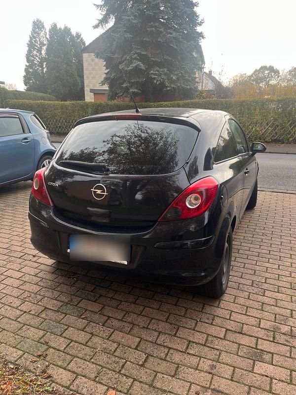 Schwarz Gebraucht 2010 Opel Corsa Limousine | 1.300 € (Superpreis) - Bild 1/4