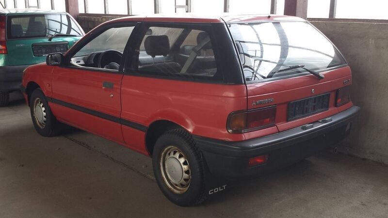 Gebraucht Mitsubishi Colt 75 PS (55 kW) 1991 Rot Kleinwagen