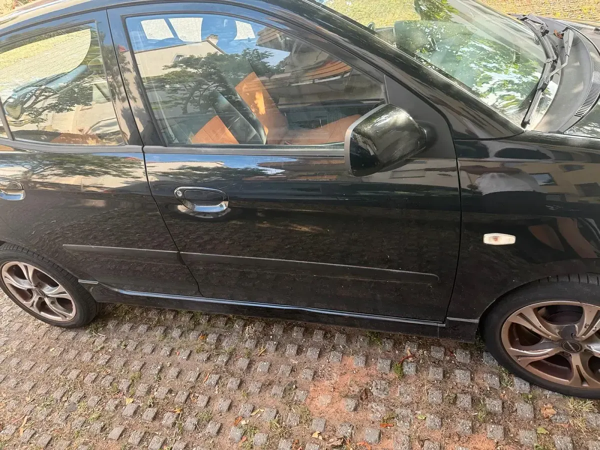 Gebraucht Kia Picanto EX 66 PS (48 kW) 2005 Schwarz Kleinwagen