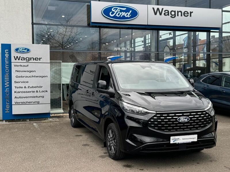 Schwarz Neu 2024 Ford Tourneo Custom Titanium Van / Kleinbus | 56.990 € (Teuer) - Bild 1/4