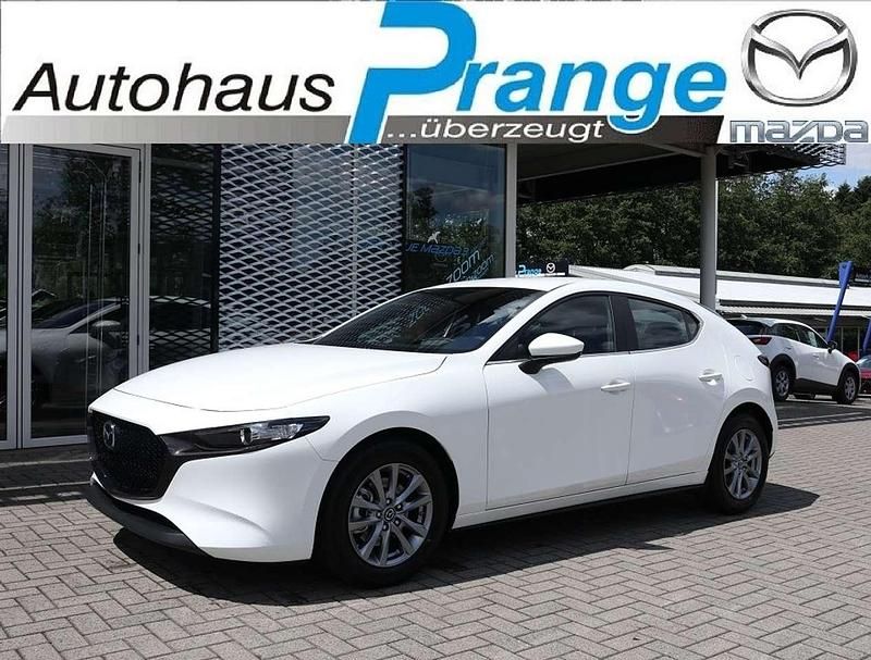 Arctic white Neu 2025 Mazda 3 Prime-Line Limousine | 24.485 € - Bild 1/4