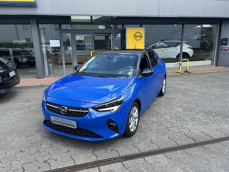 Gebraucht Opel Corsa Elegance 101 PS (74 kW) 2023 Voltaik blau metallic/dach karbon schwarz metallic Kleinwagen