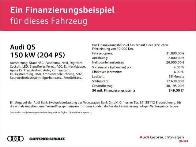 Gebraucht Audi Q5 Ambiente 204 PS (150 kW) 2022 Weiss SUV