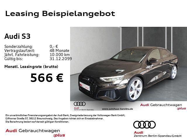 Schwarz Gebraucht 2024 Audi S3 Ambiente Limousine | 46.888 € (Teuer) - Bild 1/4