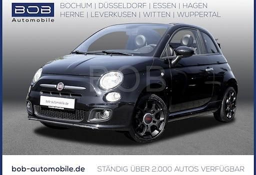 Gebraucht Fiat 500C S 69 PS (50 kW) 2015 Vesuvio schwarz (schwarz) (schwarz) Cabrio