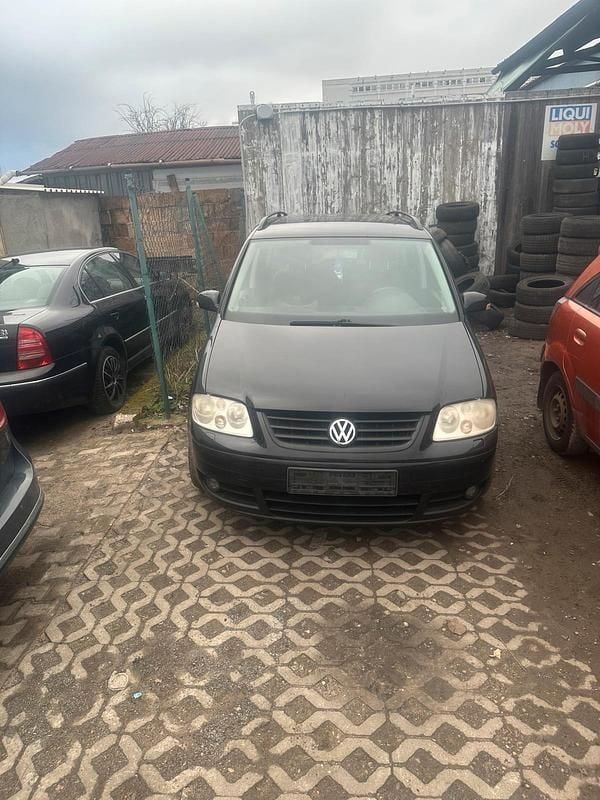 Gebraucht VW Touran 105 PS (77 kW) 2004 Schwarz Van / Kleinbus