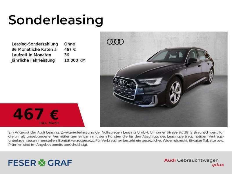 Mythosschwarz metallic Gebraucht 2024 Audi A6 Ambiente Kombi | 51.990 € - Bild 1/3