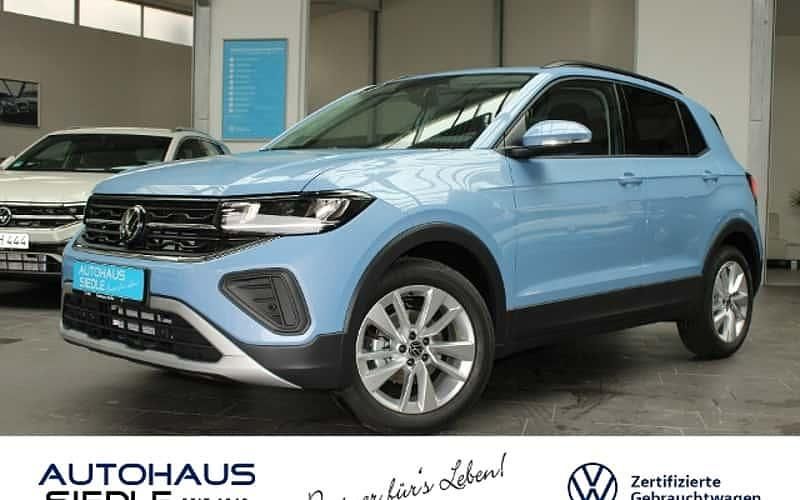 Blau Gebraucht 2024 VW T-Cross IQ Drive SUV | 22.990 € (Fairer Preis) - Bild 1/4