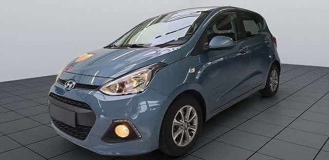 Blau metallic Gebraucht 2015 Hyundai i10 YES! Kleinwagen | 10.110 € (Fairer Preis) - Bild 1/4