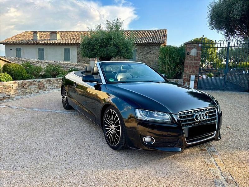 Schwarz Gebraucht 2010 Audi A5 Cabriolet S-Line Cabrio | 8.400 € (Guter Preis) - Bild 1/4