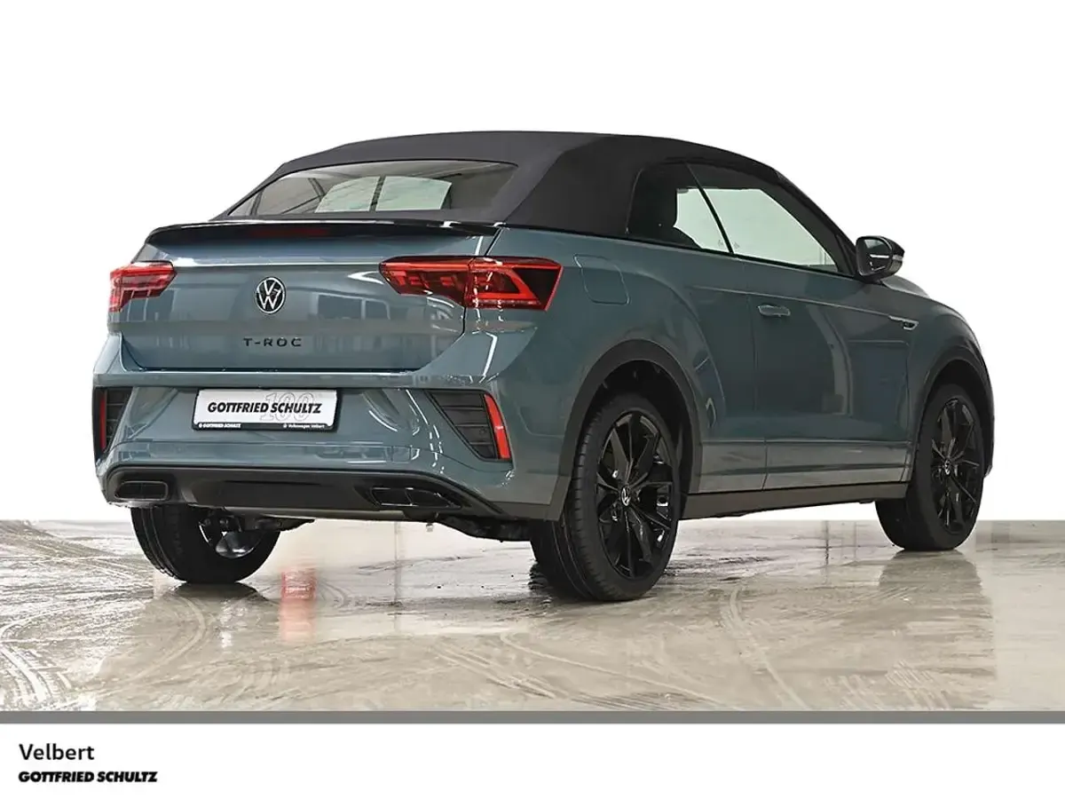 Neu VW T-Roc Cabriolet R-line 150 PS (110 kW) 2025 Blau Cabrio